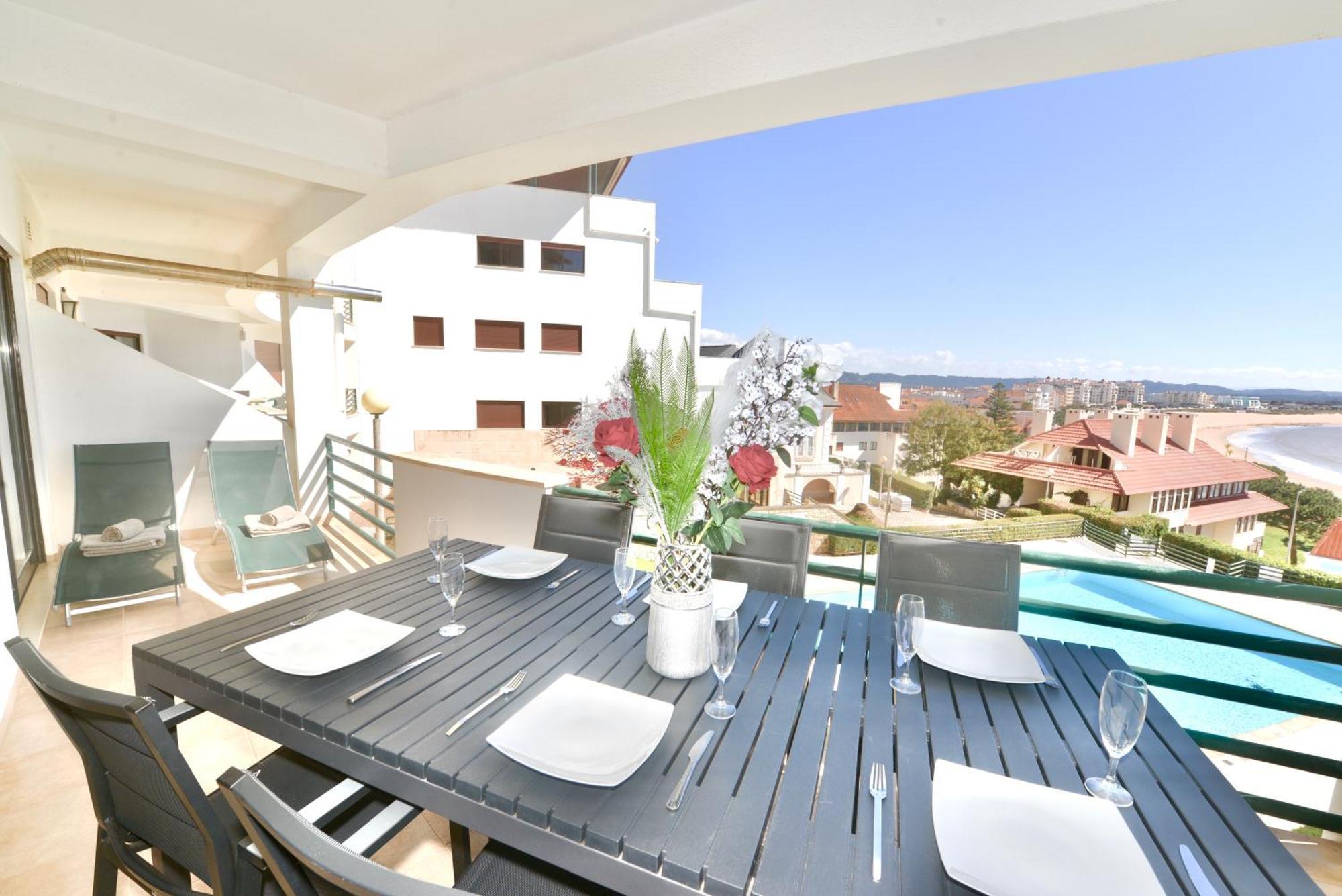 Bay Apartment Sao Martinho do Porto Luaran gambar