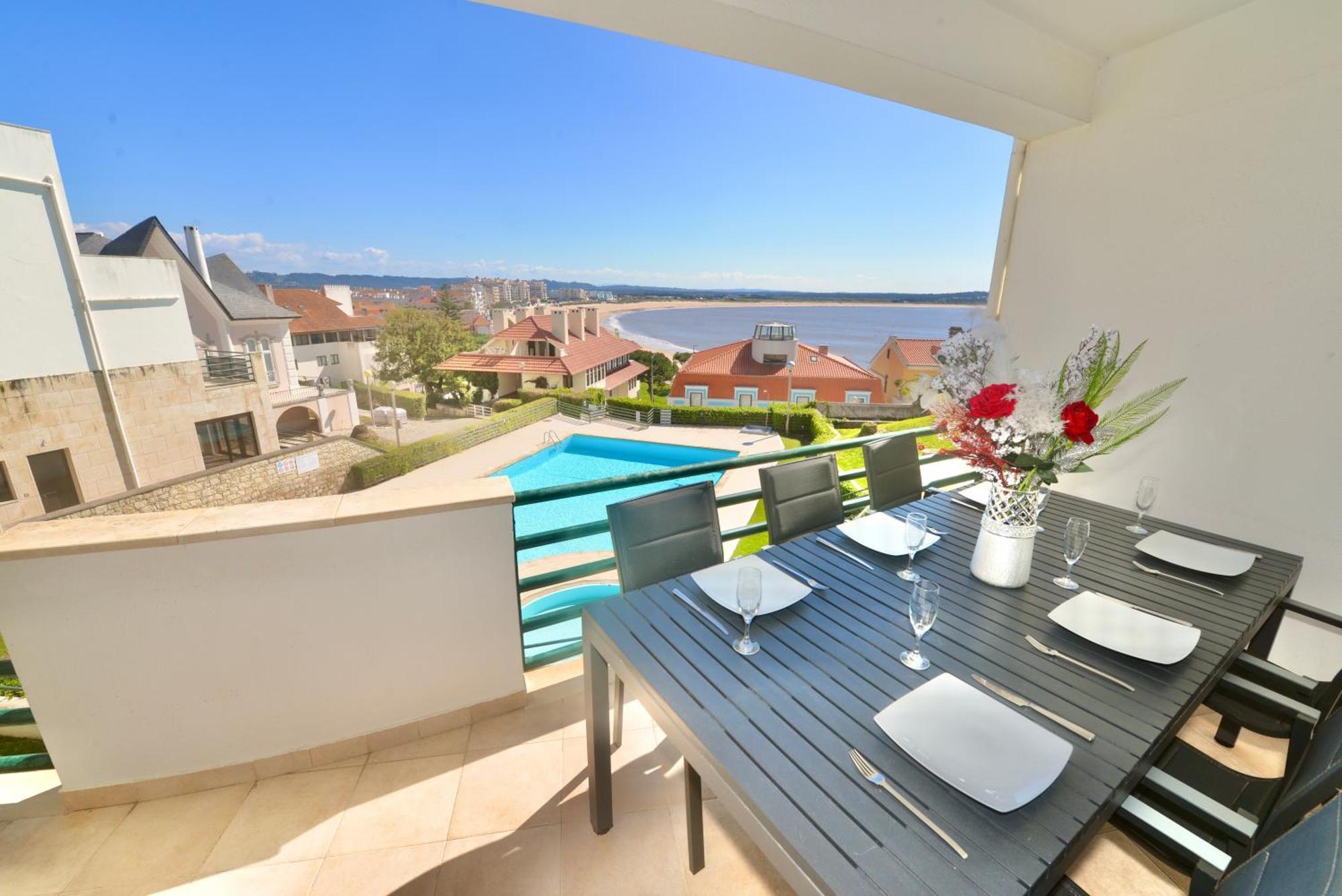 Bay Apartment Sao Martinho do Porto Luaran gambar